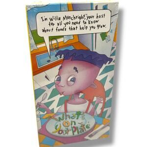 McDonalds 90s VHS Tape what's on your plate willie munchwright